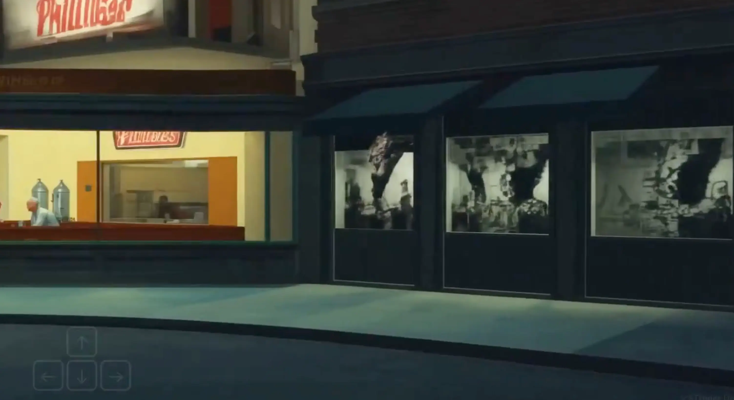 A garbage art gallery